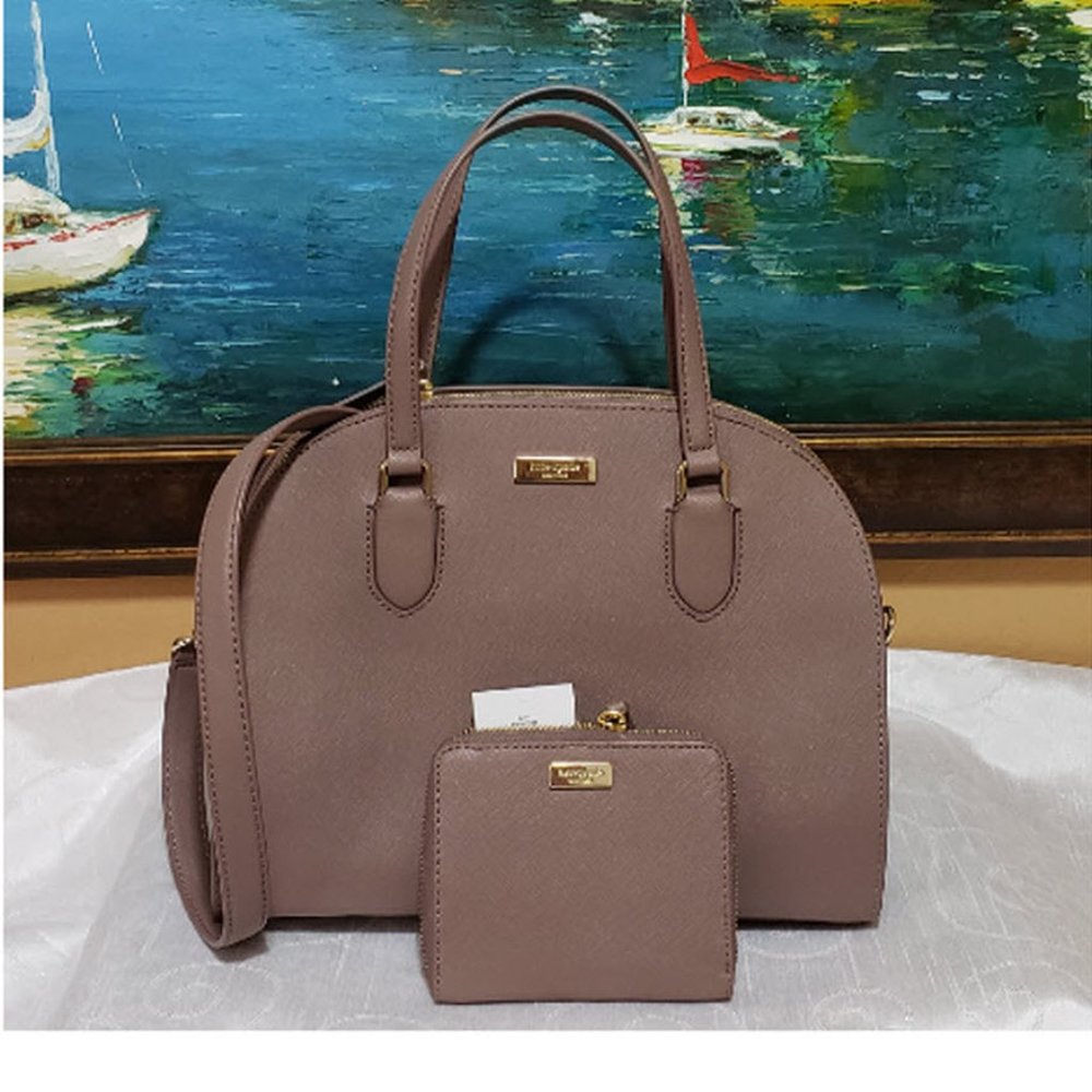 Kate Spade Reiley Large Dome Satchel + Wallet Laurel Way shoulder bag